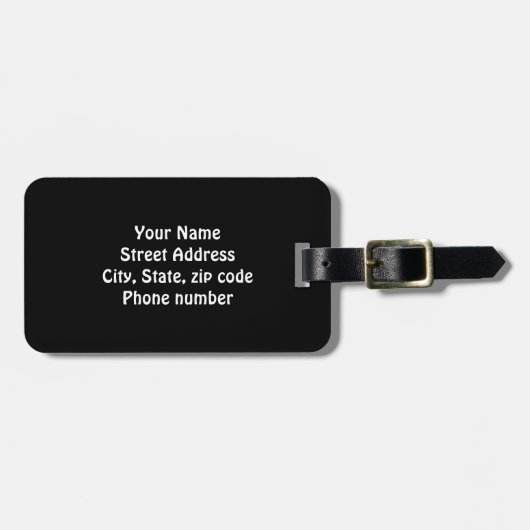 Berlin Gepäckanhänger (Vorderseite horizontal)