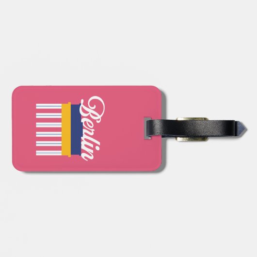 Berlin Gepäcktag Gepäckanhänger (Rückseite horizontal)