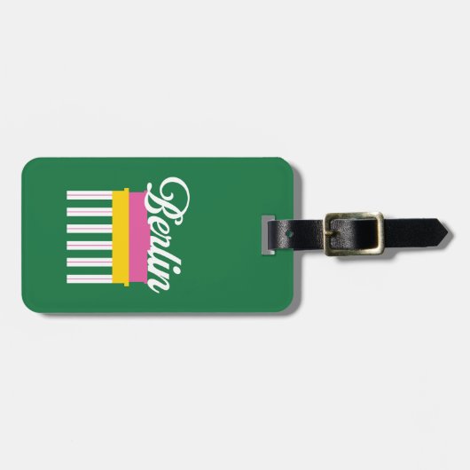 Berlin Gepäcktag Gepäckanhänger (Vorderseite horizontal)