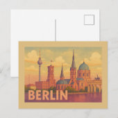 Berlin Germany Iconic Scene Postkarte (Vorne/Hinten)