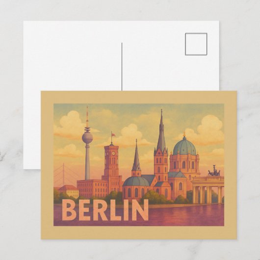 Berlin Germany Iconic Scene Postkarte (Vorne/Hinten)