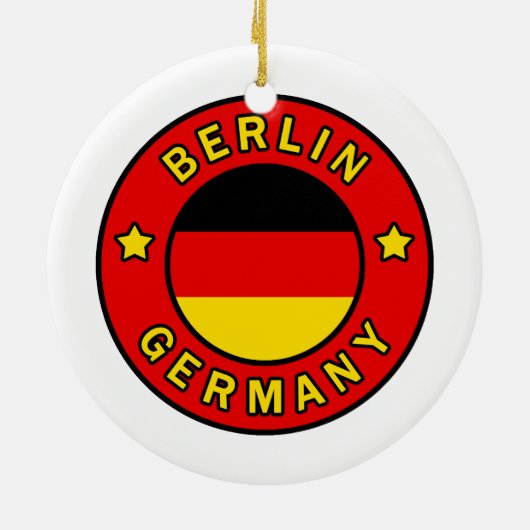 Berlin Germany Keramik Ornament (Hinten)