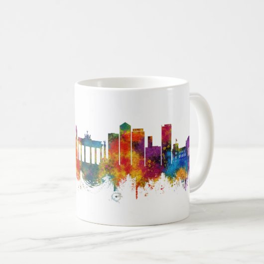 Berlin Germany Skyline Kaffeetasse (VorderseiteRechts)