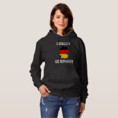 Berlin Germany Vintage Germany Flag Map Hoodie (Vorne ganz)