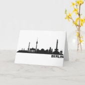 Berlin Geschenkideen Karte (Gelbe Blume)