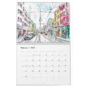 Berlin in Aquarell – Kunstkalender Kalender (Feb 2027)