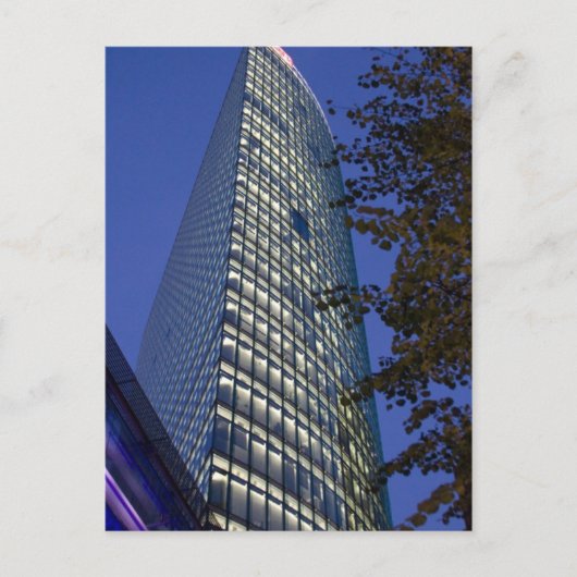 Berlin in der Nacht Postkarte (Vorderseite)