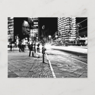 Berlin in der Nacht Postkarte