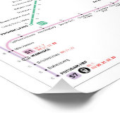 Berlin INAT Karte Poster (Ecke)