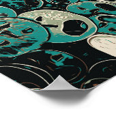 Berlin Judenmuseum Illustration Deutschland Postka Poster (Ecke)