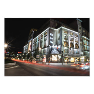 Berlin Kadewe Kaufhaus des Westens Fotodruck
