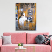 Berlin Kamera Graffiti Street art, reale Weltkunst Leinwanddruck (Insitu (Wohnzimmer))