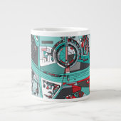 Berlin-Karte Jumbo-Tasse (Vorderseite)