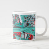 Berlin-Karte Jumbo-Tasse (Rechts)