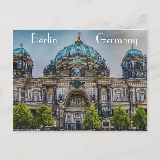 Berlin Kathedrale Berlin Deutschland Postkarte (Vorderseite)