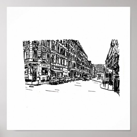 Berlin Kreuzberg Poster (Vorne)