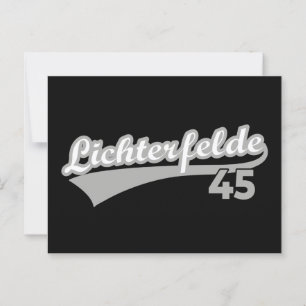 Berlin Lichterfelde 45 Stadt Logo-Nummer Postkarte