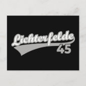 Berlin Lichterfelde 45 Stadt Logo-Nummer Postkarte (Vorderseite)