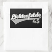 Berlin Lichterfelde 45 Stadt Logo-Nummer Rechteckiger Aufkleber (Tasche)