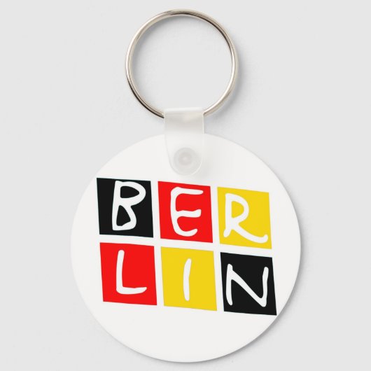 Berlin-Logo auf den Plätzen Schlüsselanhänger (Vorderseite)