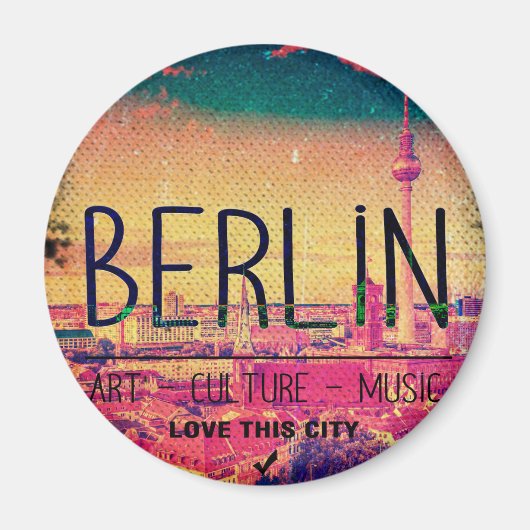 Berlin, Love This City, circle, Reihen, Magnet (Vorne)
