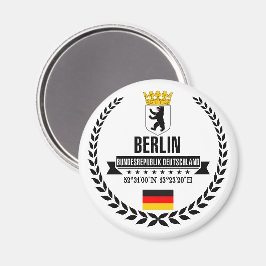 Berlin Magnet (Vorderseite/Rückseite)