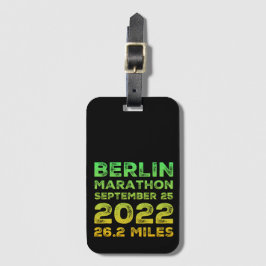 Berlin Marathon 2022 Gepäckanhänger