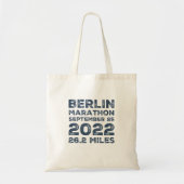 Berlin Marathon 2022 Tote Bag Tragetasche (Vorne)