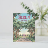 Berlin Maryland Postkarte (Stehend Vorderseite)