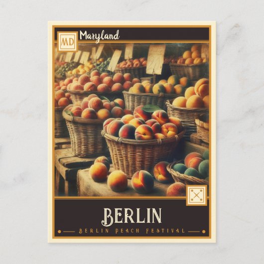 Berlin, Maryland | VINTAG Postkarte (Vorderseite)