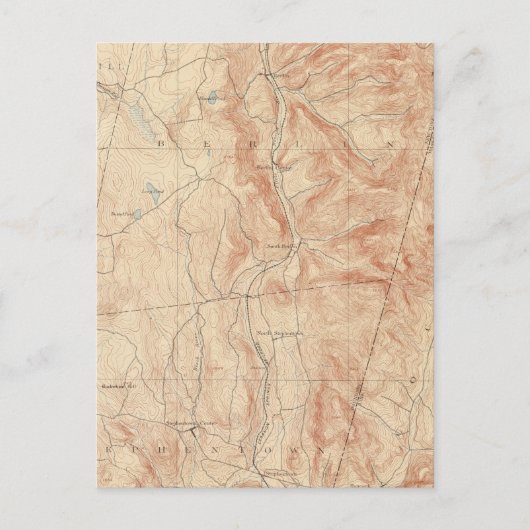 Berlin, Massachusetts Postkarte (Vorderseite)