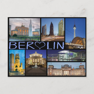 Berlin-Mehrbild-Postkarte Postkarte