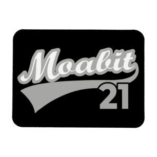 Berlin Moabit 21 Klassisches Retro-Stadtbild Magnet