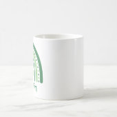 Berlin Name Clover Boho Rainbow Kaffeetasse (Mittel)