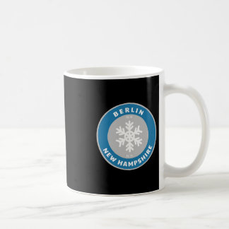 Berlin New Hampshire NE Winter Schnee Schneeflocke Kaffeetasse