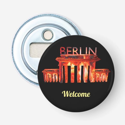 Berlin Nightlife personalised  Flaschenöffner (Vorderseite)