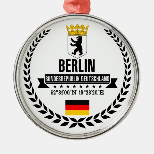 Berlin Ornament Aus Metall (Vorne)