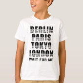 Berlin Paris Tokyo London City City Funny Gift T-Shirt (Vorderseite)
