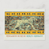Berlin Pergamon Museum Illustration Deutschland Po Postkarte (Vorderseite)