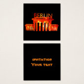 Berlin, Personalisierter Text (Vorne & Hinten)