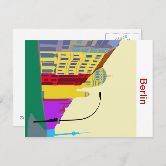 Berlin Postkarte (Vorne/Hinten)