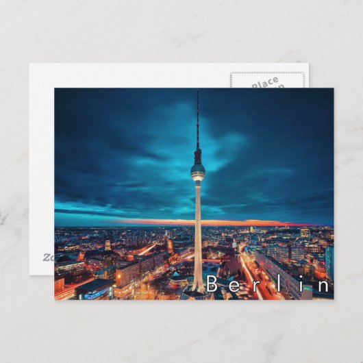 Berlin Postkarte (Vorne/Hinten)