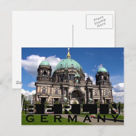 Berlin Postkarte (Vorne/Hinten)