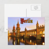 Berlin Postkarte (Vorne/Hinten)