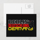 BERLIN Postkarte (Vorne/Hinten)
