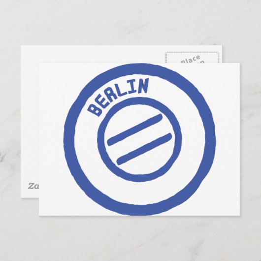 Berlin Postkarte (Vorne/Hinten)