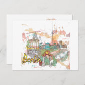 Berlin Postkarte (Vorne/Hinten)
