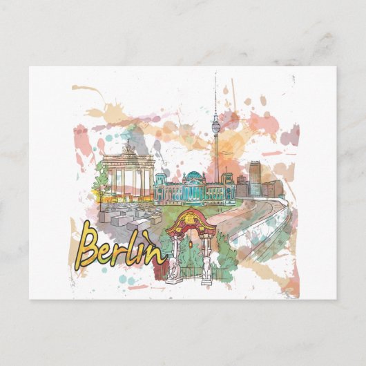 Berlin Postkarte (Vorderseite)