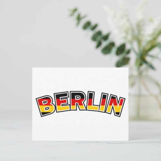 Berlin Postkarte (Stehend Vorderseite)