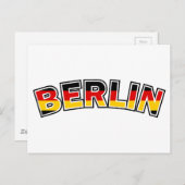 Berlin Postkarte (Vorne/Hinten)